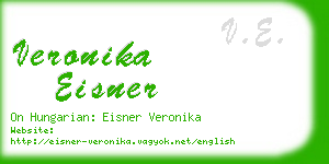 veronika eisner business card